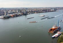 Luchtfoto Noorzeekanaal Amsterdam