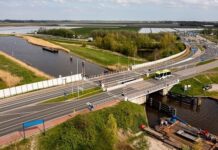 Luchtfoto brug